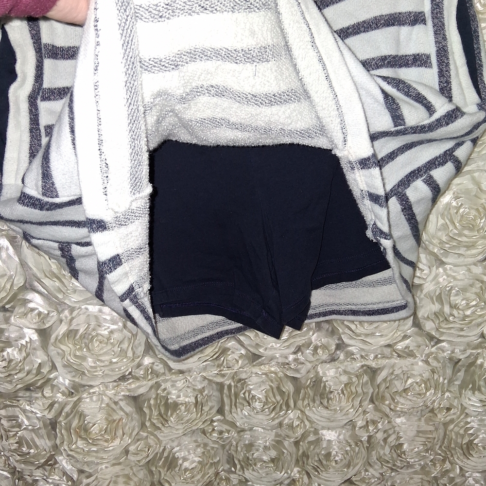 Jones New York Navy and White Striped Midi Skirt - Picture 3 of 8